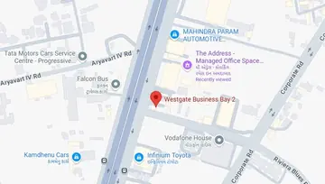Location of The Address Business Bay Co-Working space in Makarba, Ahmedabad - Image 289134